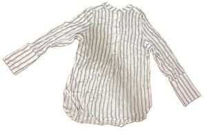 BRORA Women’s Half Buttoned Down Blouse Long Sleeve Made in Portugal Size 8/Med